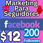 Facebook seguidores 200