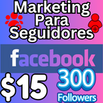 Facebook seguidores 300